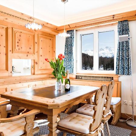 Spacious Apartment With Fantastic Alpine Panorama St Moritz Exterior foto