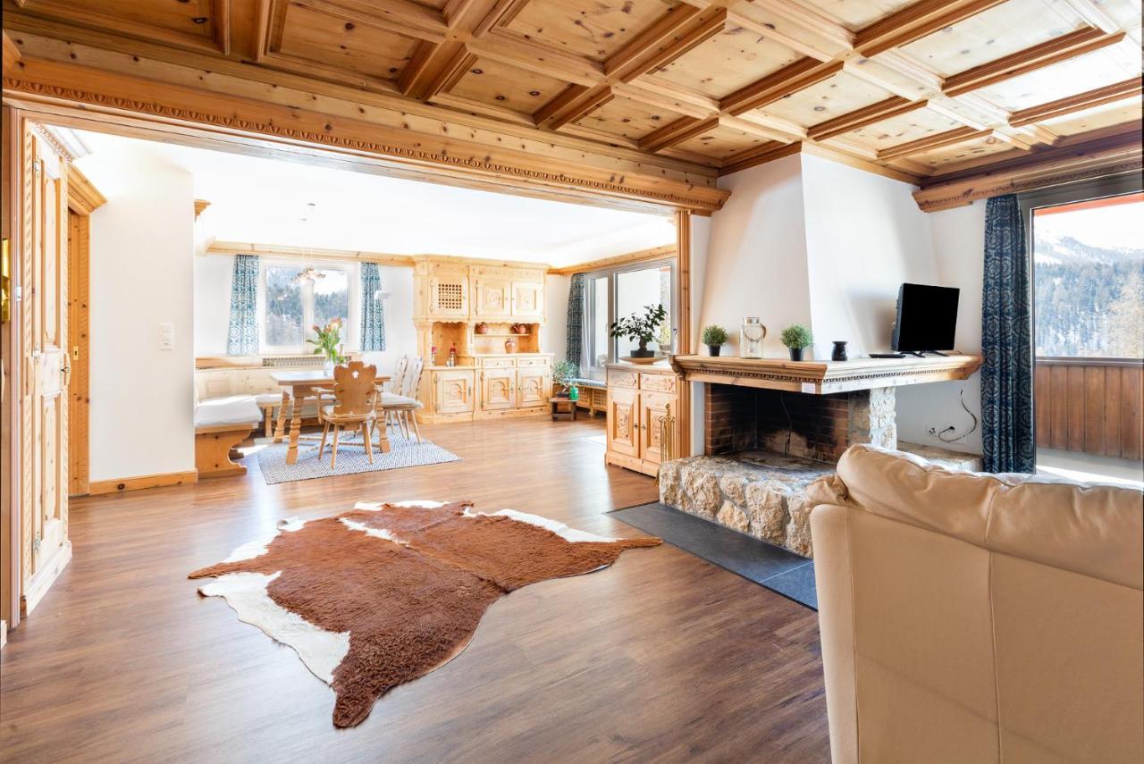 Spacious Apartment With Fantastic Alpine Panorama St Moritz Exterior foto