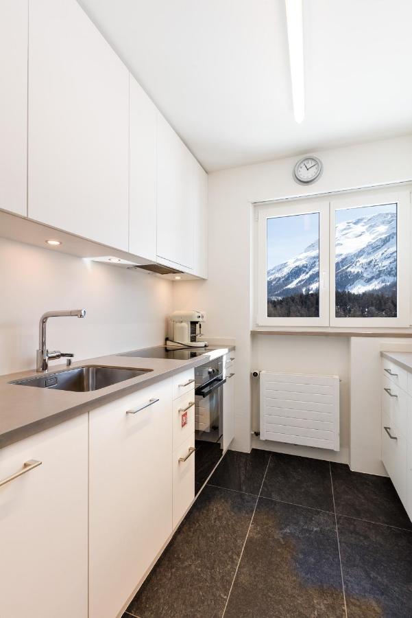 Spacious Apartment With Fantastic Alpine Panorama St Moritz Exterior foto