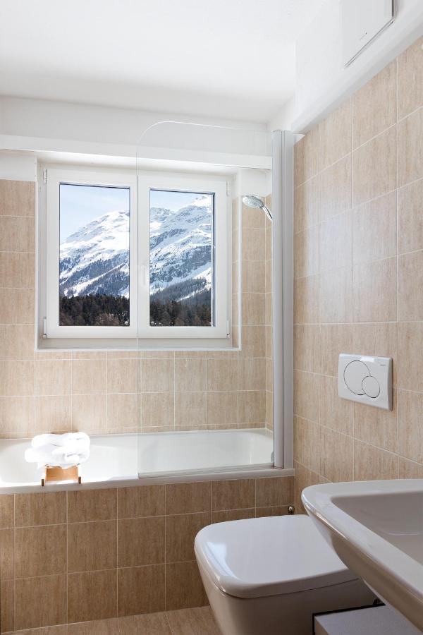 Spacious Apartment With Fantastic Alpine Panorama St Moritz Exterior foto