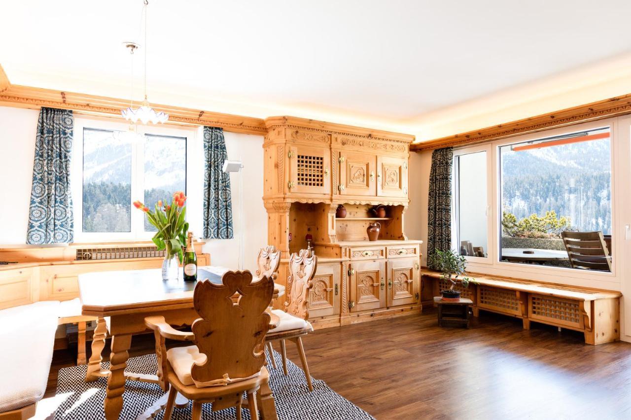 Spacious Apartment With Fantastic Alpine Panorama St Moritz Exterior foto